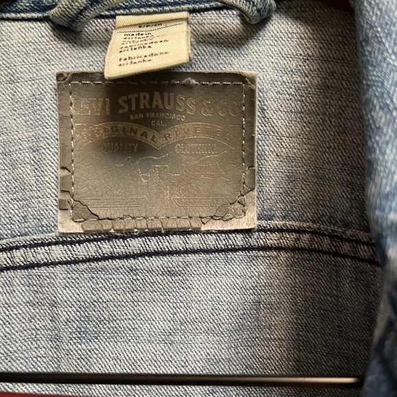 Women’s Levi’s Silver Tag original Denim button up Denim Western Jacket Small - Picture 9 of 13